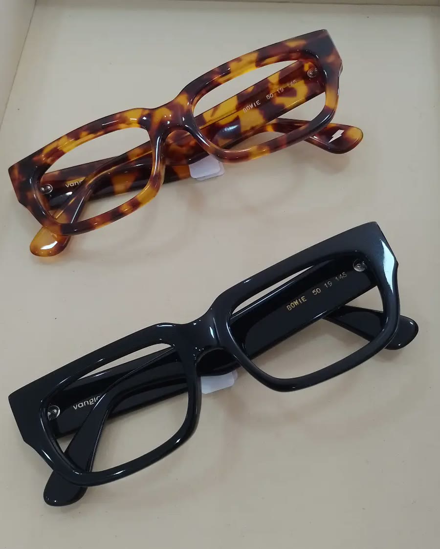 Armações SGA em acetato tartaruga e preto